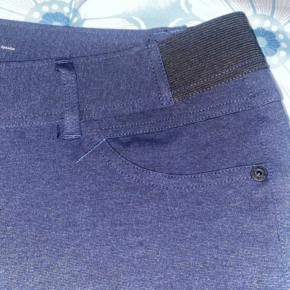 High rise flare trousers